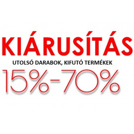 KIÁRUSÍTÁS 15%-70%