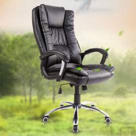 ERGONOMIC gazdagon kárpitozott főnöki fotel irodai szék forgószék erős