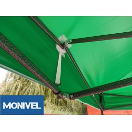 2x2 zöld Rendezvény sátor árusító piaci horgász kerti pavilon