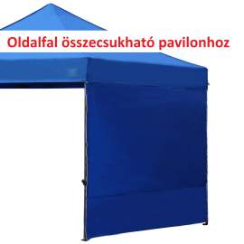2m oldalfal kék oldalponyva rendezvény sátorhoz