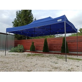 3x4,5 Rendezvény sátor árusító piaci horgász kerti pavilon kék