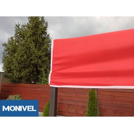 3x3 UV állóbb piros tetőponyva sátortető sátorponyva ponyva