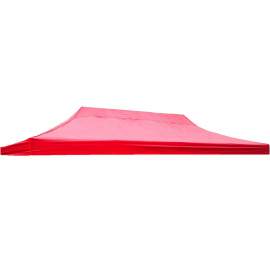 3x6 piros tetőponyva sátortető sátor tető ponyva kerti pavilonhoz 6x3