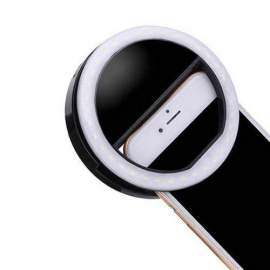 Selfie Ring Light LED Fénygyűrű, Ledes Szelfi Fénykarika, 3 fokozat