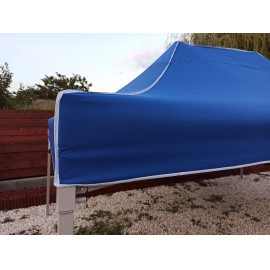 3x6 Erős vízálló pavilon piaci rendezvény horgász sátor kék