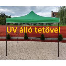 UV álló 2x2 zöld rendezvény sátor árusító piaci horgász kerti pavilon