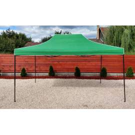 3x2 UV álló zöld tetőponyva kerti pavilonhoz rendezvény piaci sátorhoz