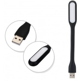 USB flexibilis lámpa fekete  