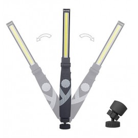 LED akkus fényerőszabályzós összecsukható munkalámpa lámpa