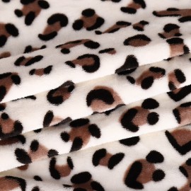 200x230cm puha takaró wellsoft ágytakaró leopárd 