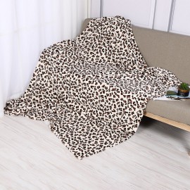 200x230cm puha takaró wellsoft ágytakaró leopárd 