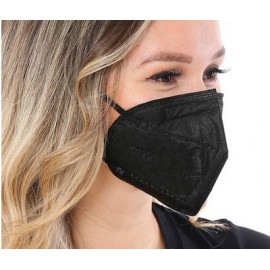10db Aktív szenes FFP2 kn95 védő maszk fekete szájmaszk  arcmaszk