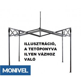 3x3 UV textil fehér tetőponyva sátortető sátorponyva ponyva sátor tető erős