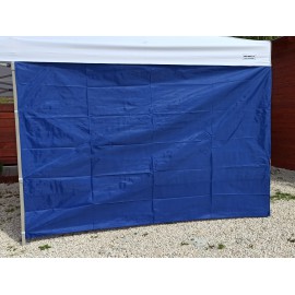 3m tépőzáras oldalfal kék oldalponyva rendezvény sátorhoz
