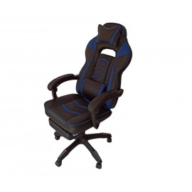 Gamer-DL fekete kék gamer szék irodai szék forgószék vezetői fotel