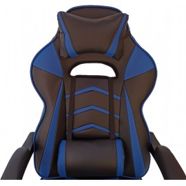 Gamer-DL fekete kék gamer szék irodai szék forgószék vezetői fotel