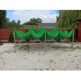 3x6 Erős vízálló pavilon piaci rendezvény horgász sátor zöld