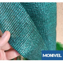 Monivel árnyékoló háló 1,2m x 10m hdpe belátásgátló álcaháló 98% 200g/m2 zöld