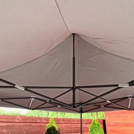 3x3 UV textil szürke tetőponyva sátortető sátorponyva ponyva sátor tető