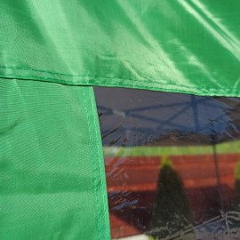 3m zöld vízfólia oldalfal zöld oldalponyva rendezvény sátorhoz