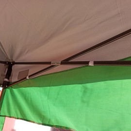 3m zöld vízfólia oldalfal zöld oldalponyva rendezvény sátorhoz
