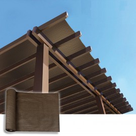 Monivel árnyékoló háló 2m x 10m hdpe belátásgátló kerítés álcaháló 98% 200g/m2 barna 2x10m