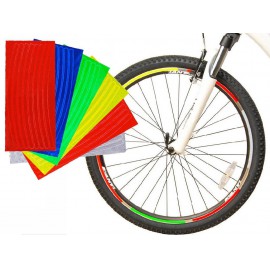 Fényvisszaverő kerékpár matrica-2 ív ZÖLD