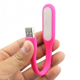 USB flexibilis lámpa rózsaszín