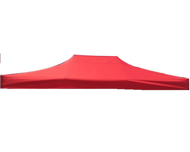 3x4,5 piros tetőponyva sátortető sátorponyva ponyva kerti pavilonhoz